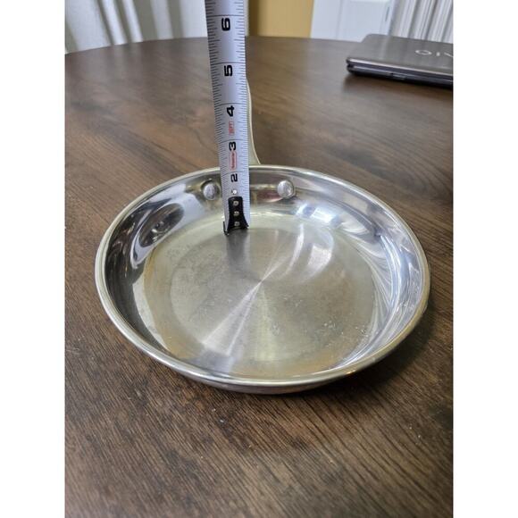 Wolfgang Puck 8" Omelet Pan 18-10 Stainless Steel Skillet 0411 - Picture 3 of 14